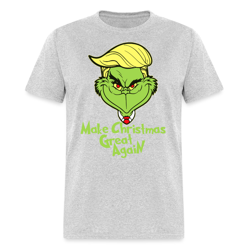 Trump Make Christmas Great Again T Shirt - heather gray