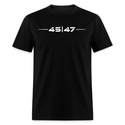 Trump 45 47 Retro Futuristic T Shirt - black