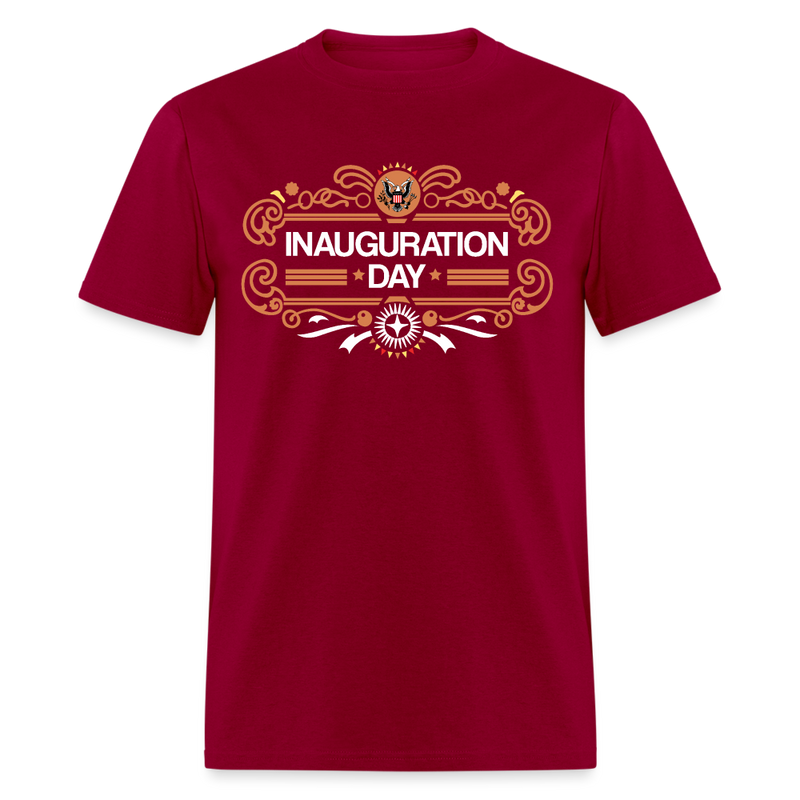 Elegant Inauguration Day 2025 T Shirt - dark red