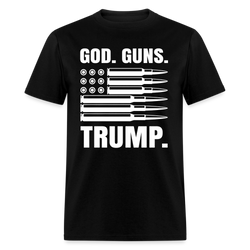 God Guns Trump T Shirt - black