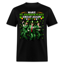 Make St Patrick's Day Great Again T Shirt - 2 - black