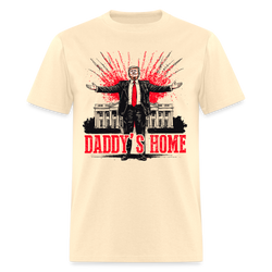 Daddy's Home White House Pink Trump T Shirt - natural