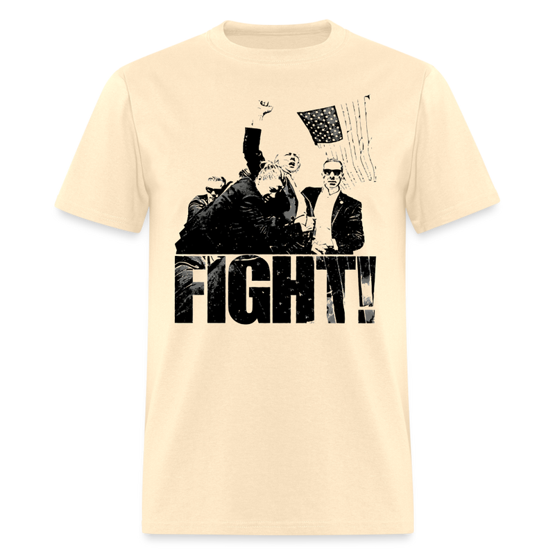 Donald Trump Fight 2024 White T Shirt - natural