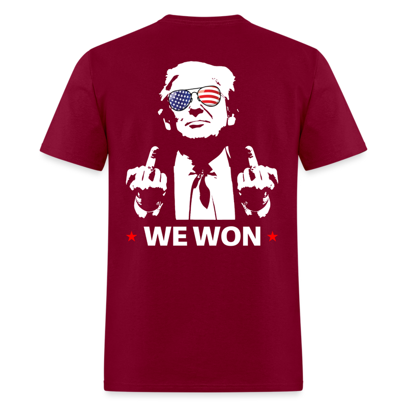 We Won T Shirt - 3 - burgundy