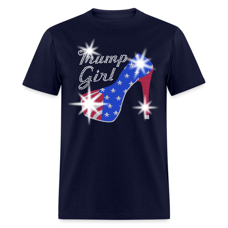 Trump Girl T Shirt - navy