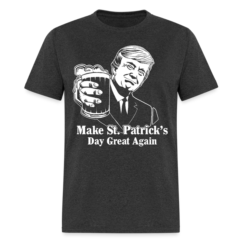 Trump Make St. Patrick’s Day Great Again T Shirt - heather black