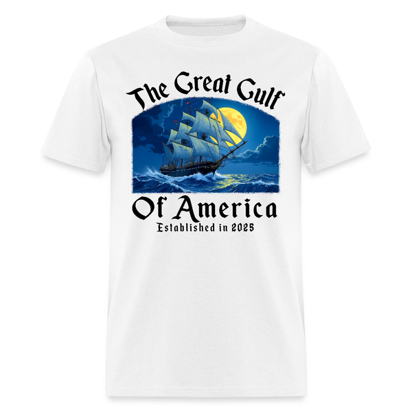 The Great Gulf Of America T Shirt - white