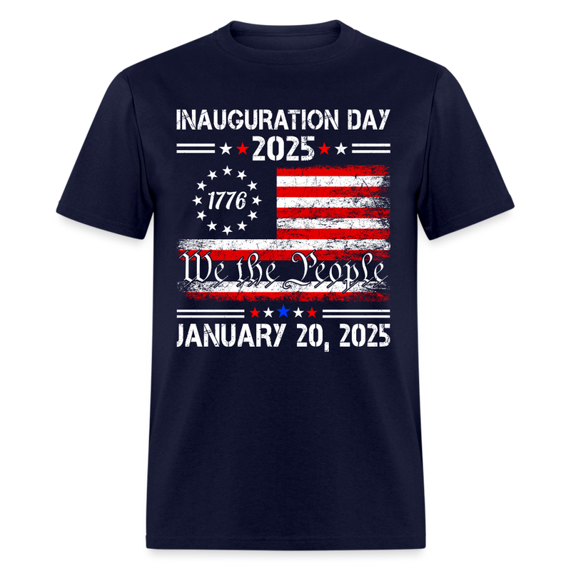 Inauguration Day We The People T Shirt - navy