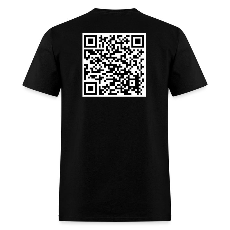 Literal Chills QR Code T Shirt - black