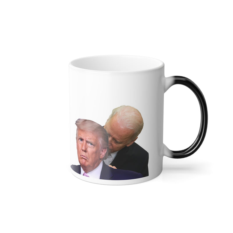 Biden Sniffing Trump - Magic Mug