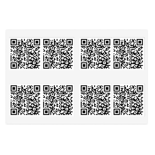 Trump QR Dance YMCA Sticker Sheet