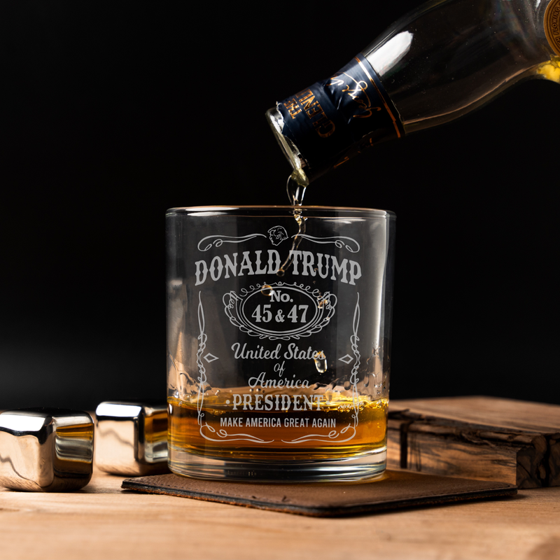 Seal Of The President Of The United States Whiskey Glass