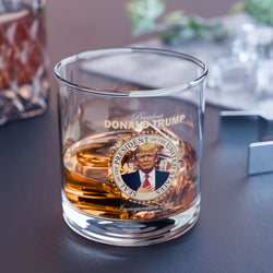 Inauguration Day 47 Whiskey Glass