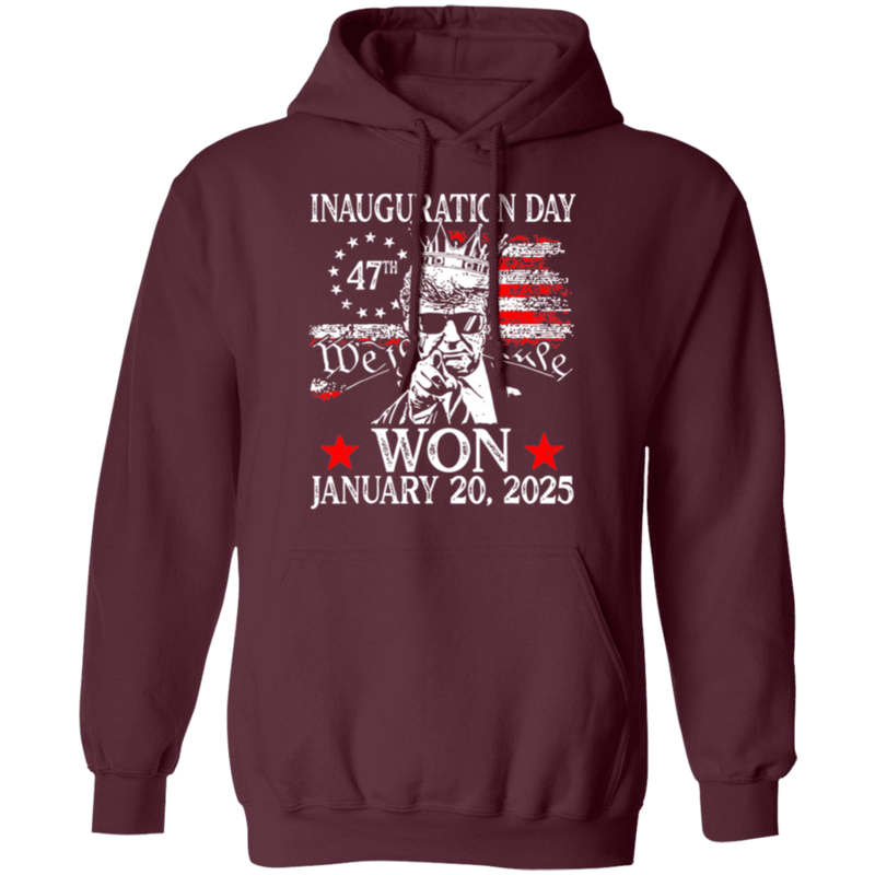 Donald Trump Inauguration Day 2025 Trump Won Hoodie