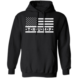 Trump Flag Black Hoodie