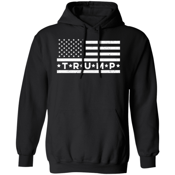 Trump Flag Black Hoodie