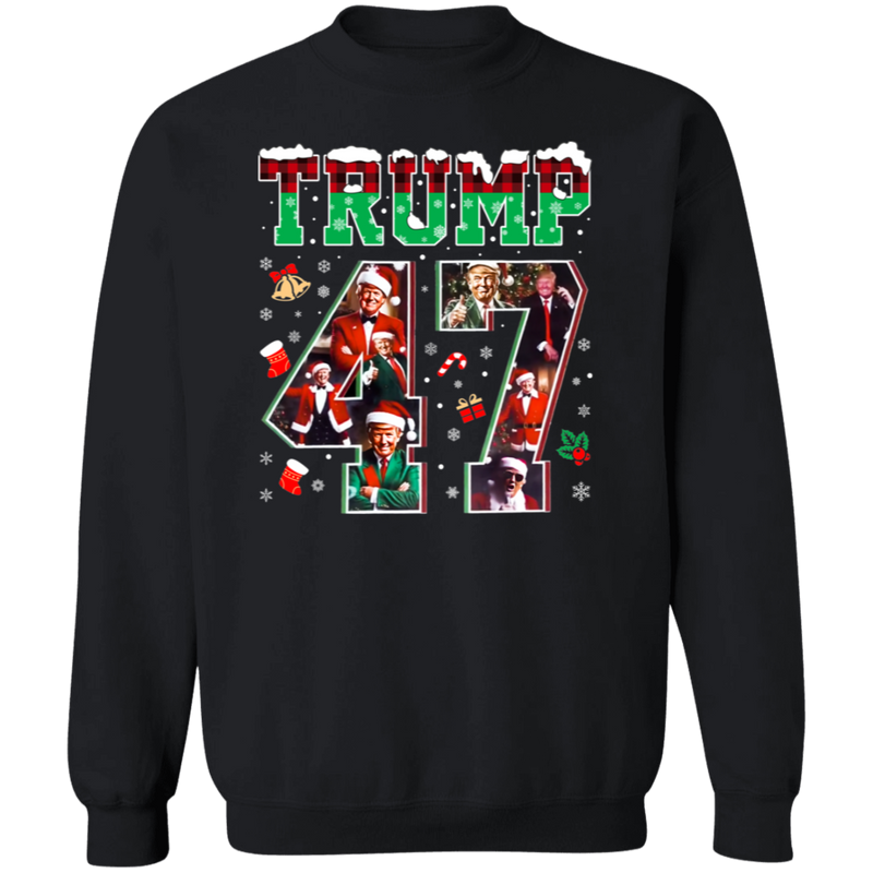 Trump 47 Christmas Sweatshirt