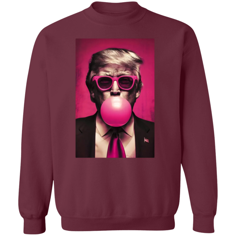 Bubble Gum Trump Sweatshirt