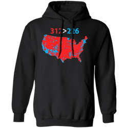 Red Wave Election Map 2024 Hoodie