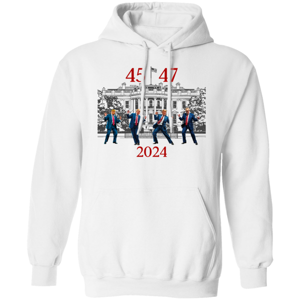 Trump Dance White House 45 47 2024 Hoodie