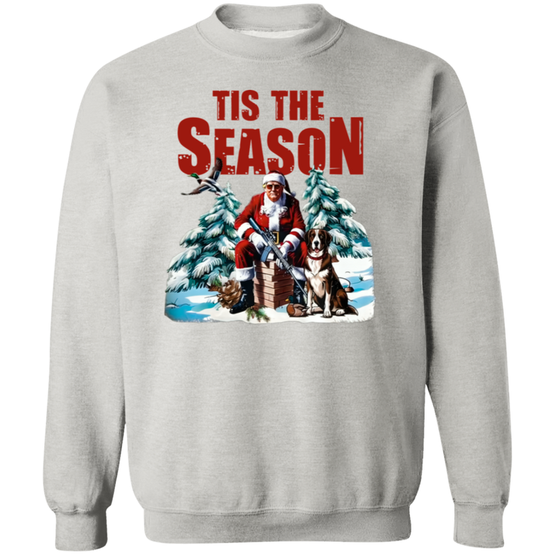 Tis The Season Santa Trump Hunting Sweatshirt