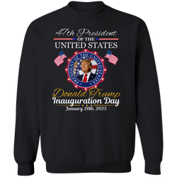 47th US President Inauguration Black Sweatshirt