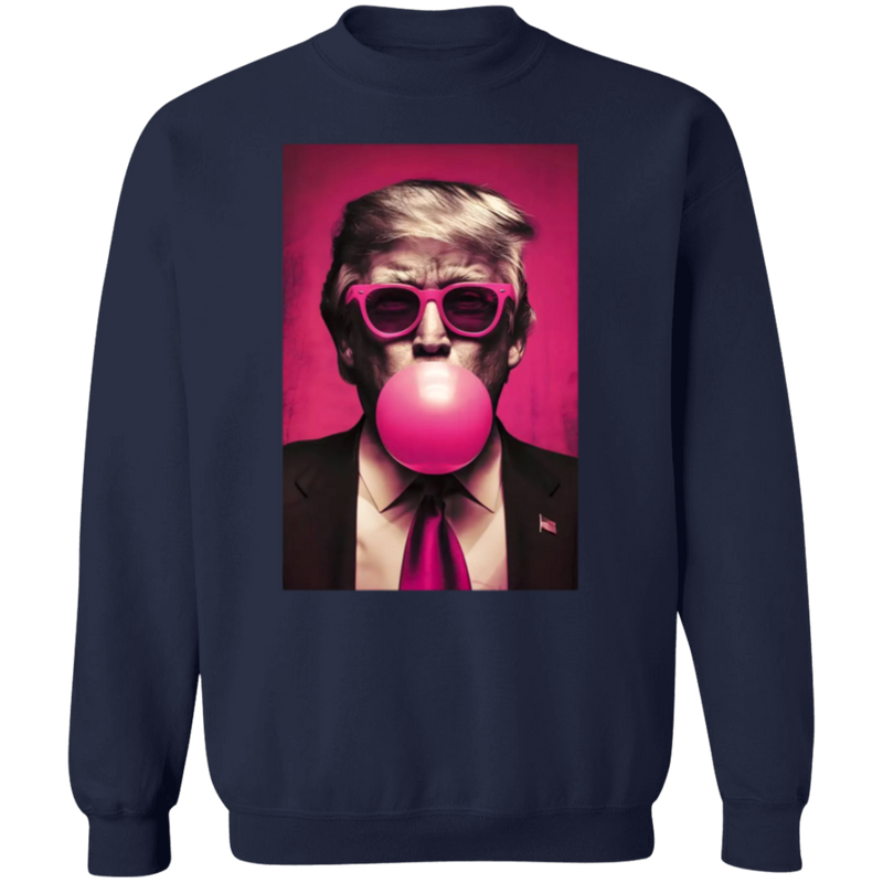 Bubble Gum Trump Sweatshirt