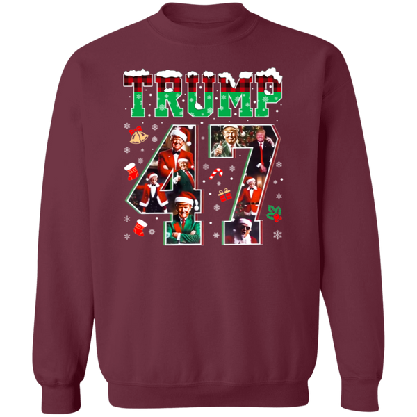 Trump 47 Christmas Sweatshirt