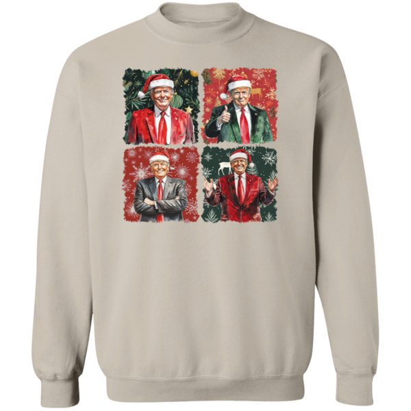 Boho Christmas Trump Sweatshirt