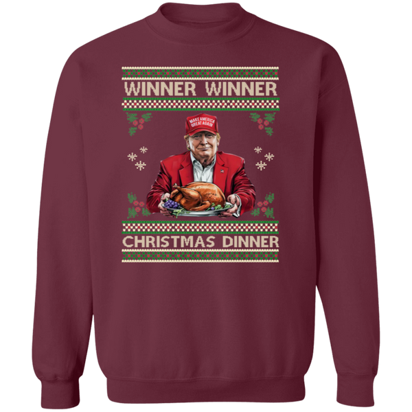 Winner Winner Trump Christmas Dinner Sweatshirt