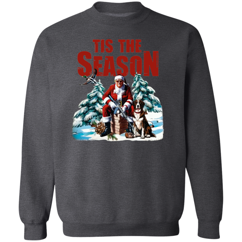 Tis The Season Santa Trump Hunting Sweatshirt