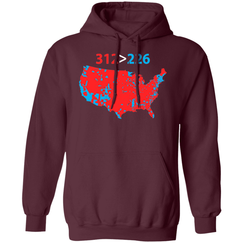 Red Wave Election Map 2024 Hoodie