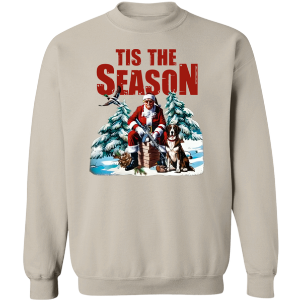 Tis The Season Santa Trump Hunting Sweatshirt