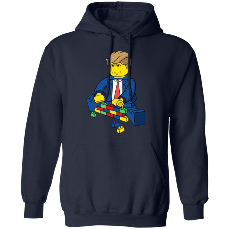 Trump Build A Wall Toy Brick Hoodie