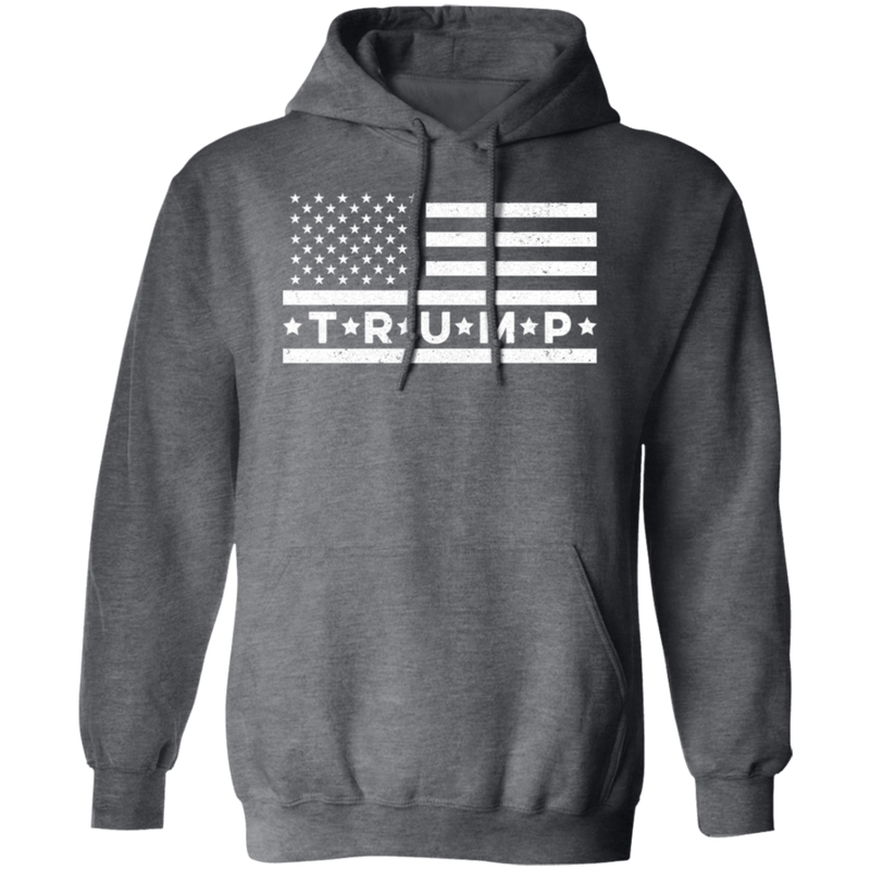 Trump Flag Black Hoodie