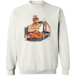 Donald Trump With Garbage Truck Sweatshirt