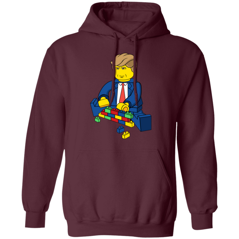 Trump Build A Wall Toy Brick Hoodie