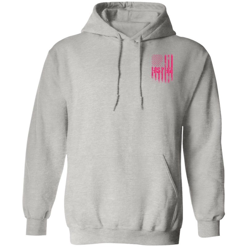 Trump 2024 MAGA Pink Flag Hoodie