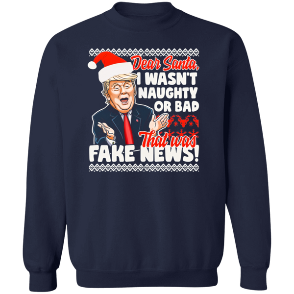 Funny Donald Trump Fake News Sweatshirt