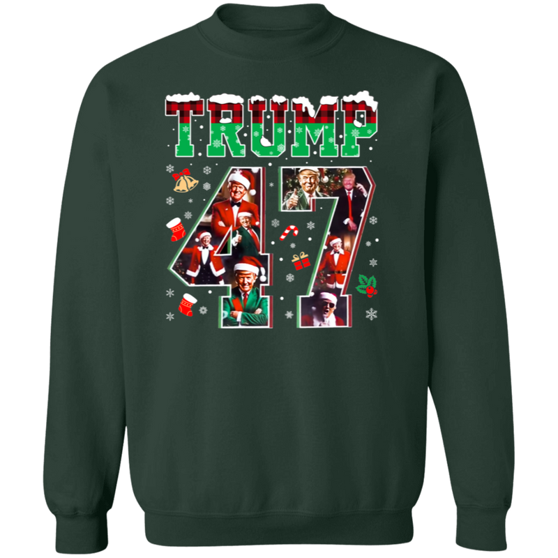 Trump 47 Christmas Sweatshirt