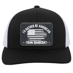 I'd Rather Be American Trucker Hat