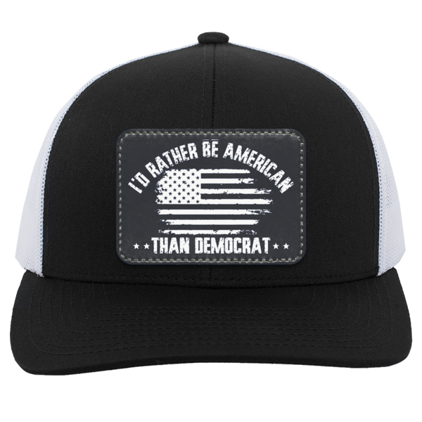 I'd Rather Be American Trucker Hat