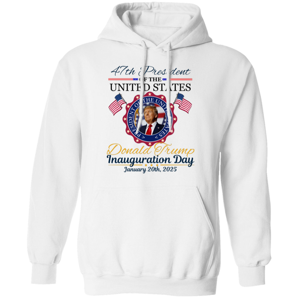 47th US President Inauguration White Hoodie