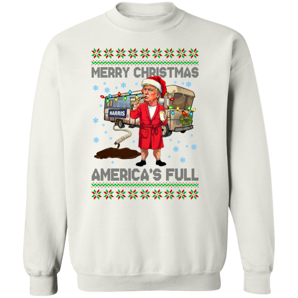 Merry Christmas America's Full Sweatshirt