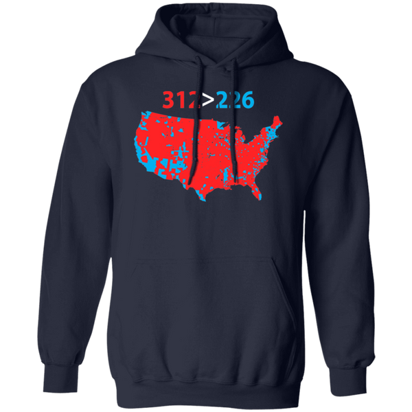 Red Wave Election Map 2024 Hoodie