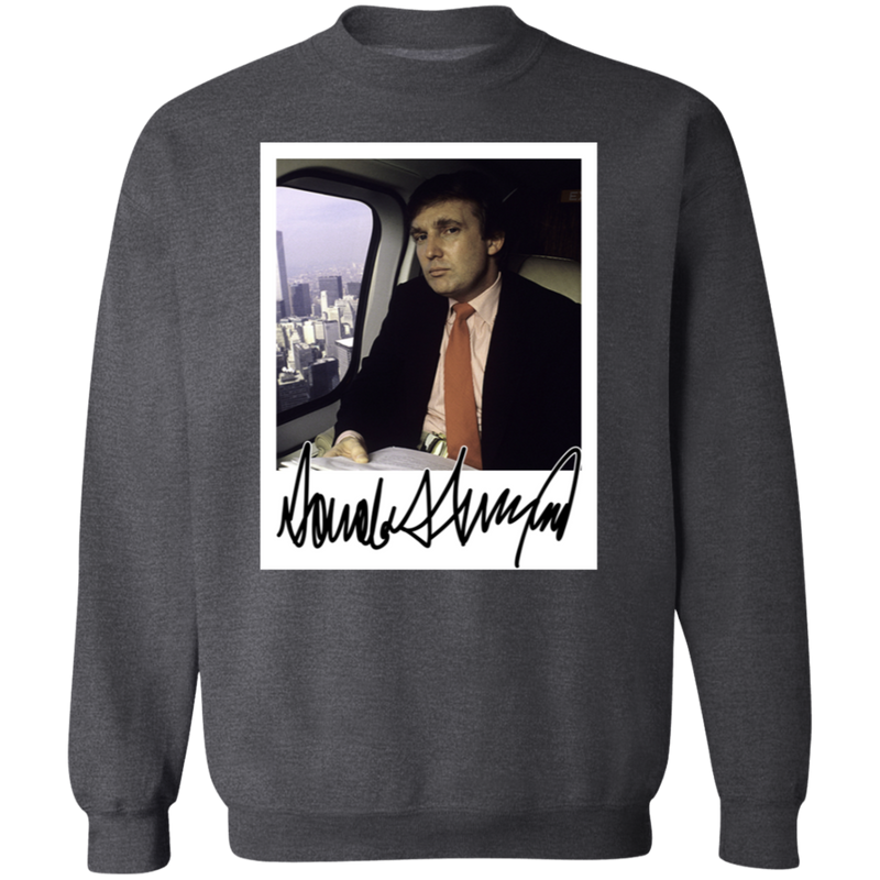 Donald J. Trump Portrait Signature Signed Sweatshirt