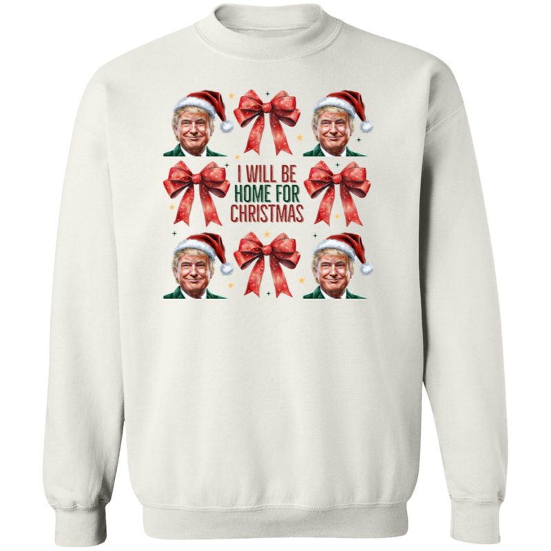 I'll Be Home For Christmas Sweatshirt - 5