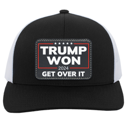 Trump Won 2024 Get Over It Trucker Hat