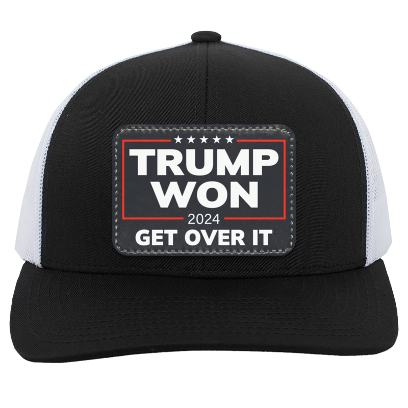 Trump Won 2024 Get Over It Trucker Hat