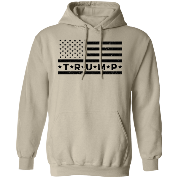 Trump Flag White Hoodie